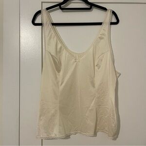 Vintage silky slip top